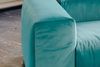 KAWOLA Loveseat MIA Modularer Sessel 4-tlg. Velvet grün 72 x 120 x 192 cm Bild 5