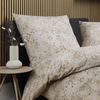 Janine Soft Cotton Bettwäsche Cortina 71003-7 Natur Blätter 135x200 Bild 3