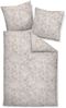 Janine Soft Cotton Bettwäsche Cortina 71003-7 Natur Blätter 135x200 Bild 2