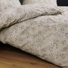 Janine Soft Cotton Bettwäsche Cortina 71003-7 Natur Blätter 135x200 Bild 4