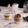 Doppelwandige Kaffeegläser 350ml 2er Set Borosilikatglas Macchiato Latte Bild 5