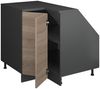 Eck-Küchenschrank für Dachschrägen R-Line Sonoma 75.6 cm mit 1 Tür, Schrankkorpus 60 cm Tiefe Vicco Bild 3