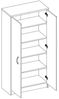 Aktenschrank >Olli< in Weiß - 72x148x35cm (BxHxT) Bild 2