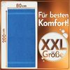 NatureMark Saunatuch Saunatuch 500gsm, 100% Baumwolle (2-St), Premium Qualität SAUNATUCH Sauna-Handtuch, 80x200cm, Royal blau Bild 2