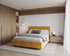 FDM Polsterbett 90x200, 120x200, 140x200, 160x200, 180x200cm Stauraumbett Bettgestell (MADE IN EU - mit hochwertigem Velours Bezug Trinity, Bettrahmen, Bett, Optional mit Matratze bestellbar, mit großen gepolsterten Kopfteil, mit Bettkasten zum aufklap... Bild 2