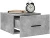 vidaXL Wand-Nachttisch Betongrau 35x35x20 cm 829860 Bild 4