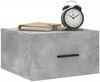 vidaXL Wand-Nachttisch Betongrau 35x35x20 cm 829860 Bild 3