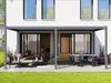 PRIMEYARD Pergola 3x6 m Aluminium-Pfosten mit Lamellendach aus Stahl graue Terrassenüberdachung Bild 3