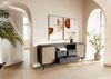 Sideboard Mango 200x40x80 dunkelgrau lackiert VALENCIA #220 Bild 3