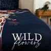 Bettwäsche Wild Flowers Giraffe Animalprint 100% Baumwolle 135x200 Bild 3