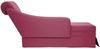 vidaXL Chaiselongue mit Nackenrolle und Rechter Armlehne Weinrot Samt 4009786 Bild 5