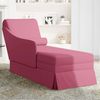 vidaXL Chaiselongue mit Nackenrolle und Rechter Armlehne Weinrot Samt 4009786 Bild 3
