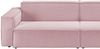 KAWOLA Sofa SAMU 2-Sitzer Feincord rosa 72 x 106 x 236 cm Bild 2