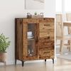 Sideboard, Kommode Altholz 69,5 x 34 x 90 cm Verbundholz und Eisen j807p Bild 2