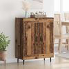 Sideboard, Kommode Altholz 69,5 x 34 x 90 cm Verbundholz und Eisen j817p Bild 2