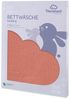 Bettwäsche Baumwollmusselin aprikose 100/135 + 40/60 cm Bild 3