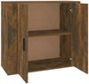 vidaXL Sideboard Räuchereiche 80x33x70 cm Holzwerkstoff 816565 Bild 4