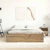 vidaXL Bettgestell ohne Matratze Artisan-Eiche 160x200cm Holzwerkstoff 3328853 Bild 3