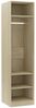 vidaXL Kleiderschrank Sonoma-Eiche 50x50x200 cm Holzwerkstoff 800237 Bild 2