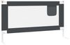 Kleinkind-Bettschutzgitter Dunkelgrau 150x25 cm Stoff Bild 3