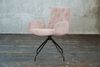 KAWOLA Stuhl NEW CHARME Drehstuhl Esszimmersessel Cord rosa 87 x 66 x 59 cm Bild 2
