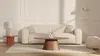 Vente-unique - POGNIA Sofa SamtStoff Grün - B 100 cm x H 73 cm x L 216 cm Bild 2
