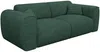 Vente-unique - POGNIA Sofa SamtStoff Grün - B 100 cm x H 73 cm x L 216 cm Bild 5