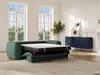 Vente-unique - POGNIA Sofa SamtStoff Grün - B 100 cm x H 73 cm x L 216 cm Bild 3