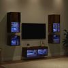 vidaXL TV-Wandgeräte 8 pcs Altholz Holzwerkstoff 3402920 Bild 5