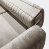 Sofa Designersofa VALERIE 2-Sitzer in Stoff Elisa Velvet Beige Bild 3
