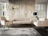 Sofa Designersofa VALERIE 2-Sitzer in Stoff Elisa Velvet Beige Bild 5