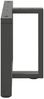 vidaXL Couchtischbeine T-Form 2 Stk. Anthrazit 70x25x(42-43) cm Stahl 4013038 Bild 5