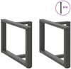 vidaXL Couchtischbeine T-Form 2 Stk. Anthrazit 70x25x(42-43) cm Stahl 4013038 Bild 3