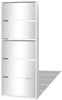 vidaXL Schuhschrank mit 5 Fächern Spiegel Weiß 63×17×169,5 cm 273938 Bild 2