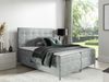 Boxspringbett 'Sokore', grau, 160x200 cm Bild 2
