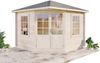 Alpholz Holz Gartenhaus Monica | Natur | 325x325x270 cm Bild 5