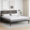 vidaXL Matratzenauflage, Jacquard Stoff weiß, Höhe 10 cm, 200x200 cm Bild 1