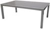Ausziehtisch 200/300x110 cm Alumium Glas Silber/Hellgrau Bild 2