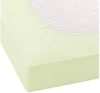Janine Mako-Jersey Spannbetttuch Spannbettlaken 100% naturreine Baumwolle 06 limone 90-100cm x 190-200cm Bild 3