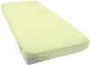 Janine Mako-Jersey Spannbetttuch Spannbettlaken 100% naturreine Baumwolle 06 limone 90-100cm x 190-200cm Bild 2