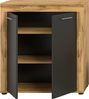 INOSIGN Highboard Aosta, Höhe 88 cm, in verschiedenen Farbausführungen, mit 2 Türen und 3 Fächern, Wohnzimmer, Kommode, Schrank Bild 4