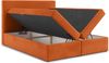 AX LIVING Boxspringbett 200x200 Kilve Amber Samt mit Bettkasten Topper Bild 3