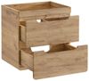 Badmöbel Set 3-tlg Badezimmerset FERMO Gold Eiche inkl. Waschtisch 60cm Bild 3