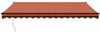 vidaXL Elektrische Markise mit Kurbel Orange und Braun 4x3 m 3154518 Bild 3
