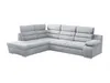 Ecksofa mit Schlaffunktion PYLOS - Grau - Ecke Links Bild 3