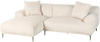 Ecksofa STENUM Cord Cremeweiß linksseitig Bild 5