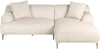 Ecksofa STENUM Cord Cremeweiß linksseitig Bild 4