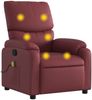 vidaXL Massagesessel Weinrot Kunstleder 373445 Bild 2