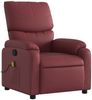 vidaXL Massagesessel Weinrot Kunstleder 373445 Bild 3