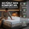 Arensberger Matratzen Topper LUXURY, 120x200cm, Gelschaum und Memory Gel Foam Matratzentopper, waschbar, geeignet für Federkern & Matratzen, Höhe 10cm Bild 5
